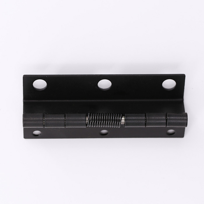 Bend spring hinge black