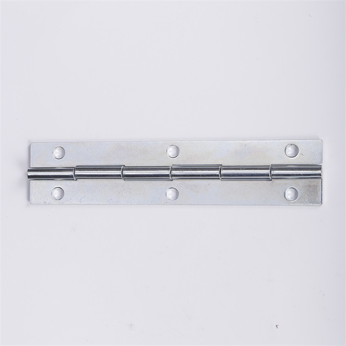 Blue zinc plated steel hinge