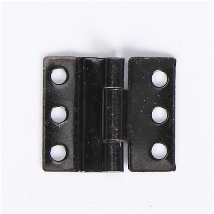 Black zinc small hinge 15*17*0.5mm，small case hinge