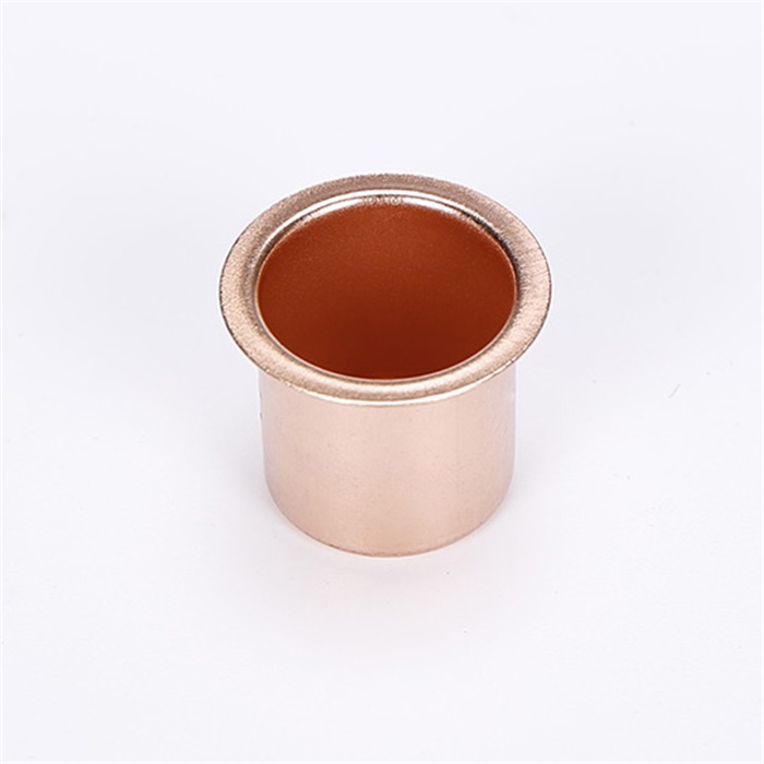 Red copper plated steel candle cup