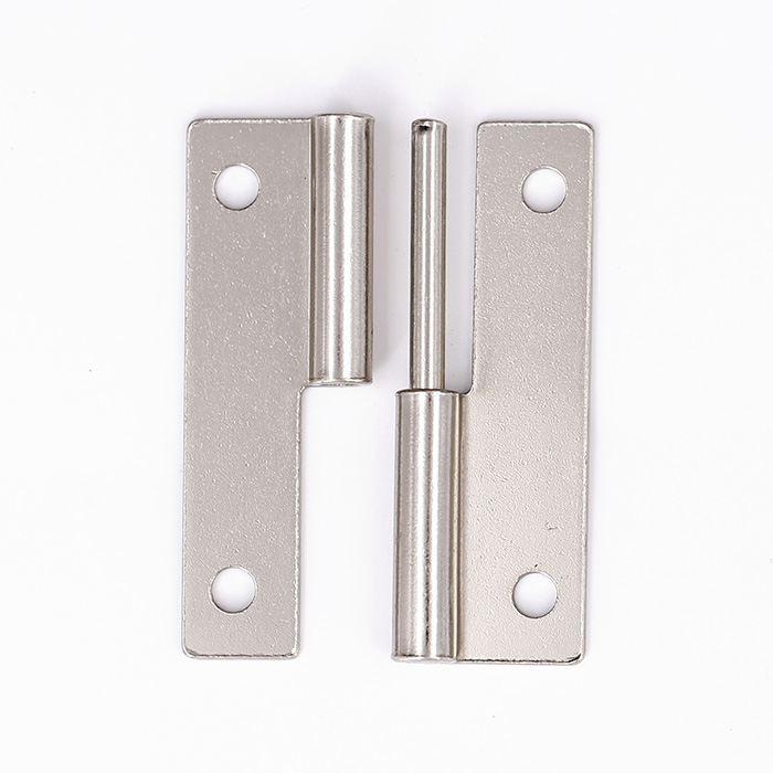 Nickel plated take apart hinges