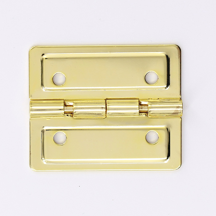 Gold color hinge, wooden box hinge
